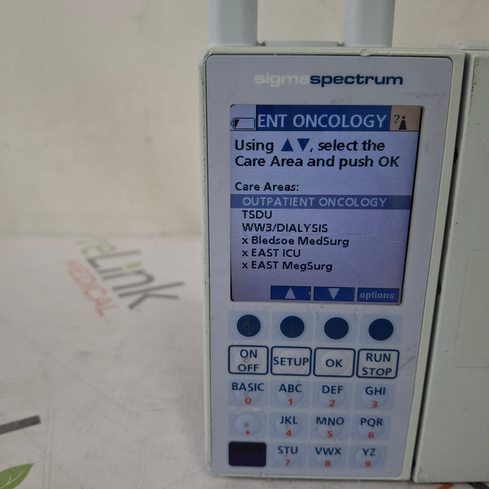 Baxter Baxter Sigma Spectrum 6.05.14 with A/B/G/N Battery Infusion Pump Infusion Pump reLink Medical