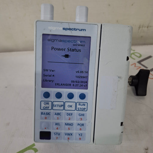 Baxter Baxter Sigma Spectrum 6.05.14 with A/B/G/N Battery Infusion Pump Infusion Pump reLink Medical