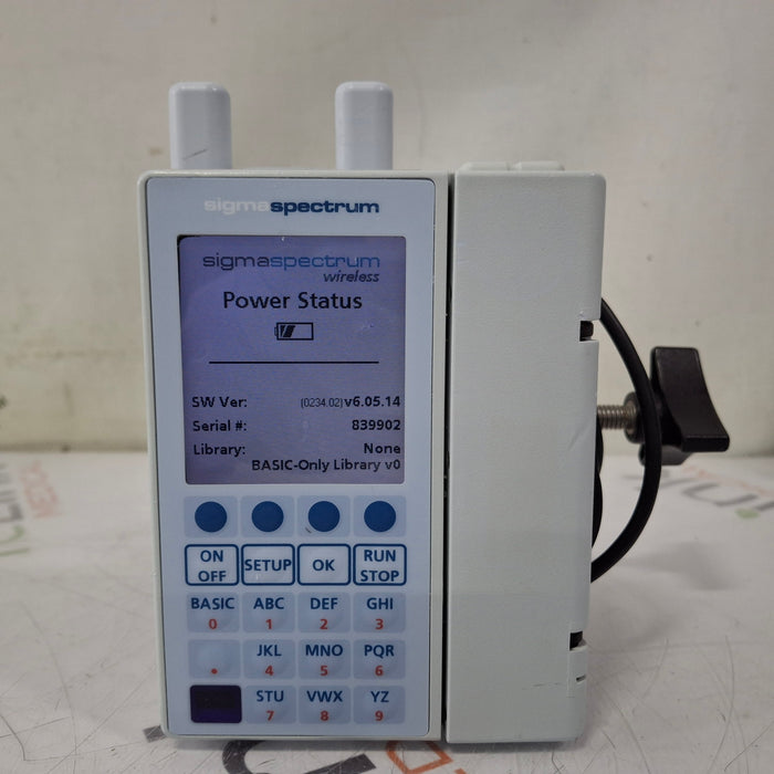 Baxter Baxter Sigma Spectrum 6.05.14 with A/B/G/N Battery Infusion Pump Infusion Pump reLink Medical
