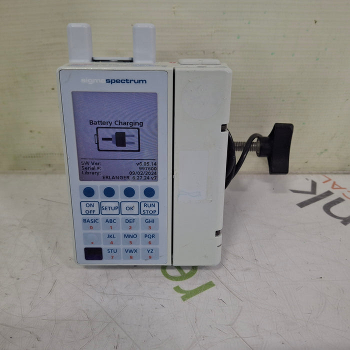 Baxter Baxter Sigma Spectrum 6.05.14 with A/B/G/N Battery Infusion Pump Infusion Pump reLink Medical