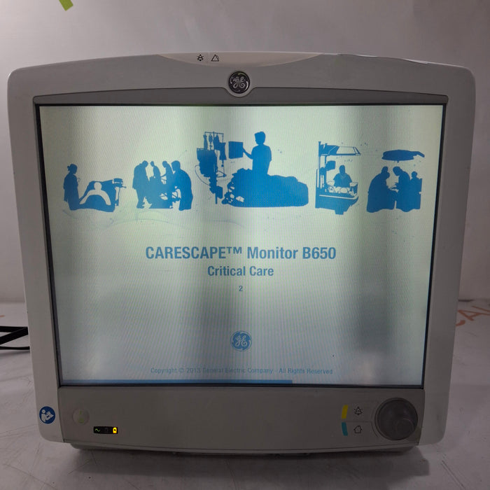 GE Healthcare GE Healthcare Carescape B650 Critical Care Patient Monitor Patient Monitors reLink Medical