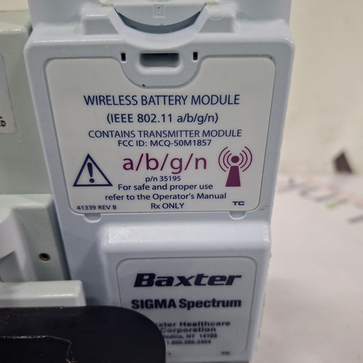Baxter Baxter Sigma Spectrum 6.05.14 with A/B/G/N Battery Infusion Pump Infusion Pump reLink Medical