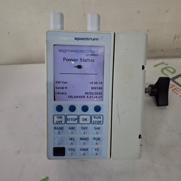 Baxter Baxter Sigma Spectrum 6.05.14 with A/B/G/N Battery Infusion Pump Infusion Pump reLink Medical