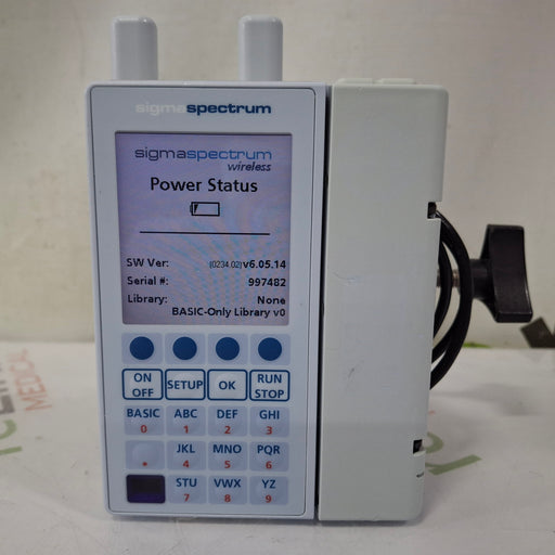 Baxter Baxter Sigma Spectrum 6.05.14 with A/B/G/N Battery Infusion Pump Infusion Pump reLink Medical