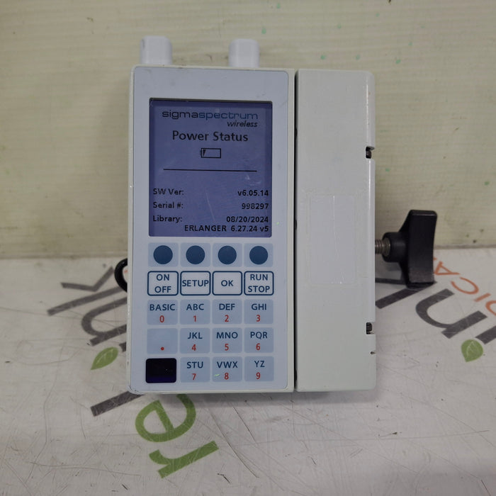 Baxter Baxter Sigma Spectrum 6.05.14 with A/B/G/N Battery Infusion Pump Infusion Pump reLink Medical