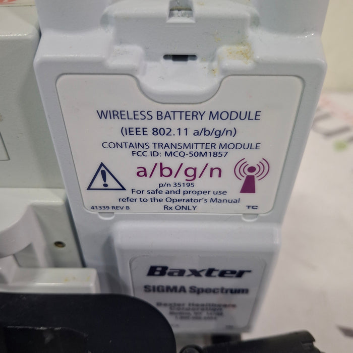 Baxter Baxter Sigma Spectrum 6.05.14 with A/B/G/N Battery Infusion Pump Infusion Pump reLink Medical