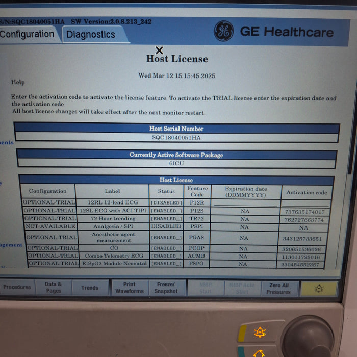 GE Healthcare GE Healthcare Carescape B650 Critical Care Patient Monitor Patient Monitors reLink Medical