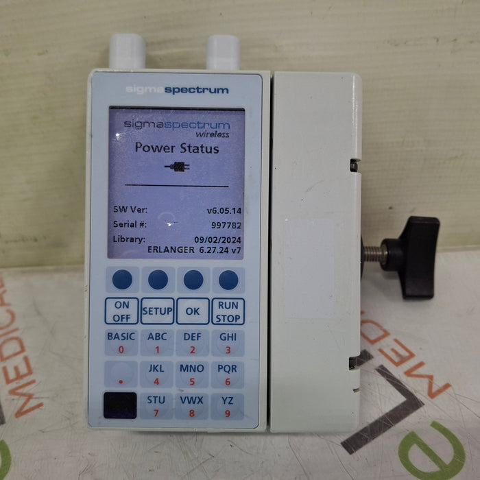 Baxter Baxter Sigma Spectrum 6.05.14 with A/B/G/N Battery Infusion Pump Infusion Pump reLink Medical