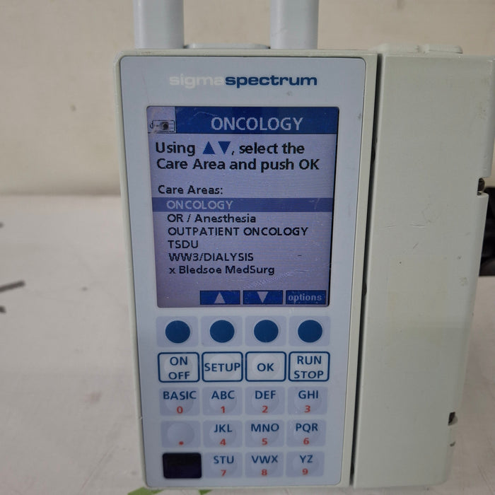 Baxter Baxter Sigma Spectrum 6.05.14 with A/B/G/N Battery Infusion Pump Infusion Pump reLink Medical