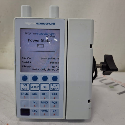 Baxter Baxter Sigma Spectrum 6.05.14 with A/B/G/N Battery Infusion Pump Infusion Pump reLink Medical