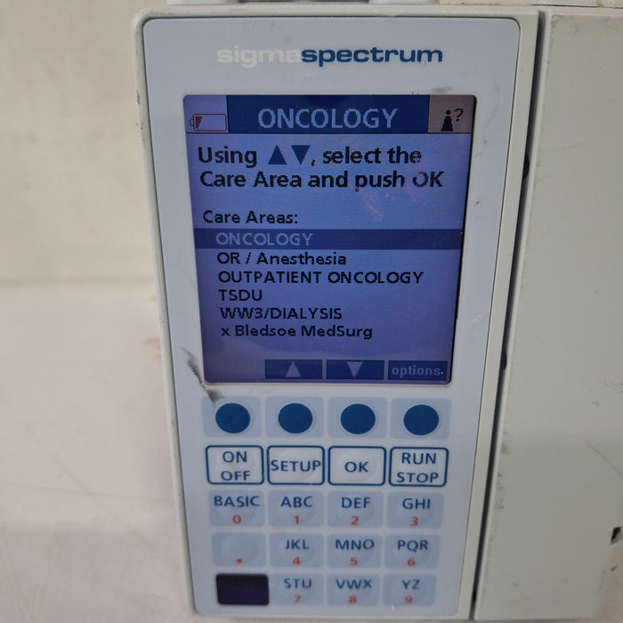 Baxter Baxter Sigma Spectrum 6.05.14 with A/B/G/N Battery Infusion Pump Infusion Pump reLink Medical