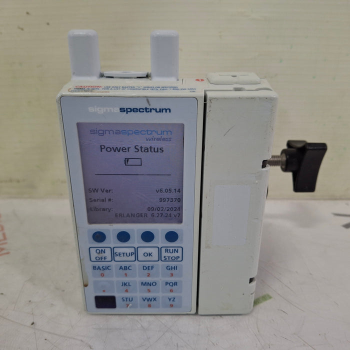 Baxter Baxter Sigma Spectrum 6.05.14 with A/B/G/N Battery Infusion Pump Infusion Pump reLink Medical