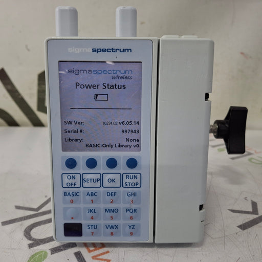 Baxter Baxter Sigma Spectrum 6.05.14 with A/B/G/N Battery Infusion Pump Infusion Pump reLink Medical