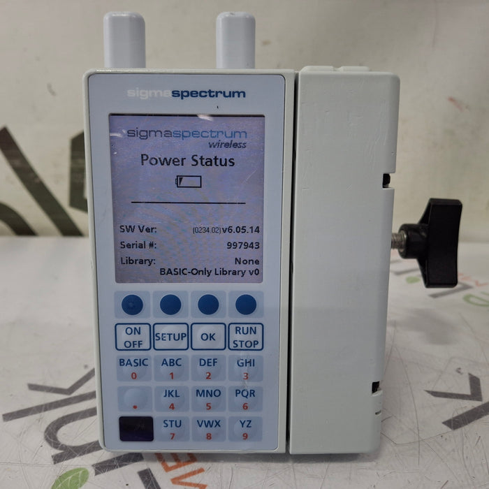 Baxter Baxter Sigma Spectrum 6.05.14 with A/B/G/N Battery Infusion Pump Infusion Pump reLink Medical