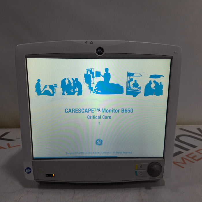 GE Healthcare GE Healthcare Carescape B650 Critical Care Patient Monitor Patient Monitors reLink Medical