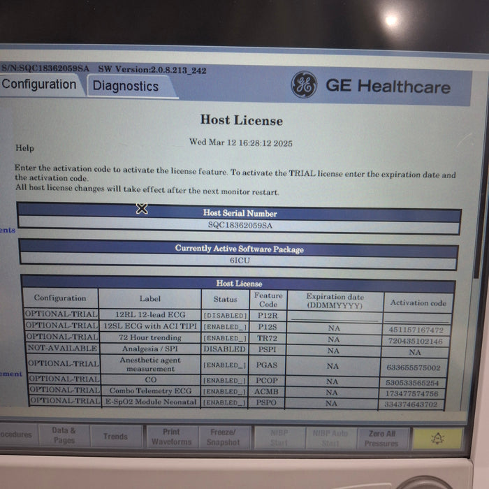 GE Healthcare GE Healthcare Carescape B650 Critical Care Patient Monitor Patient Monitors reLink Medical