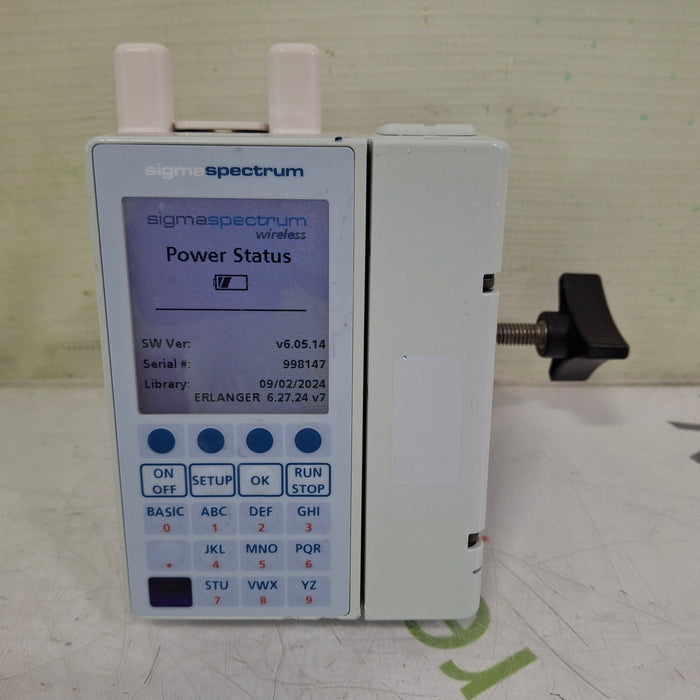 Baxter Baxter Sigma Spectrum 6.05.14 with A/B/G/N Battery Infusion Pump Infusion Pump reLink Medical