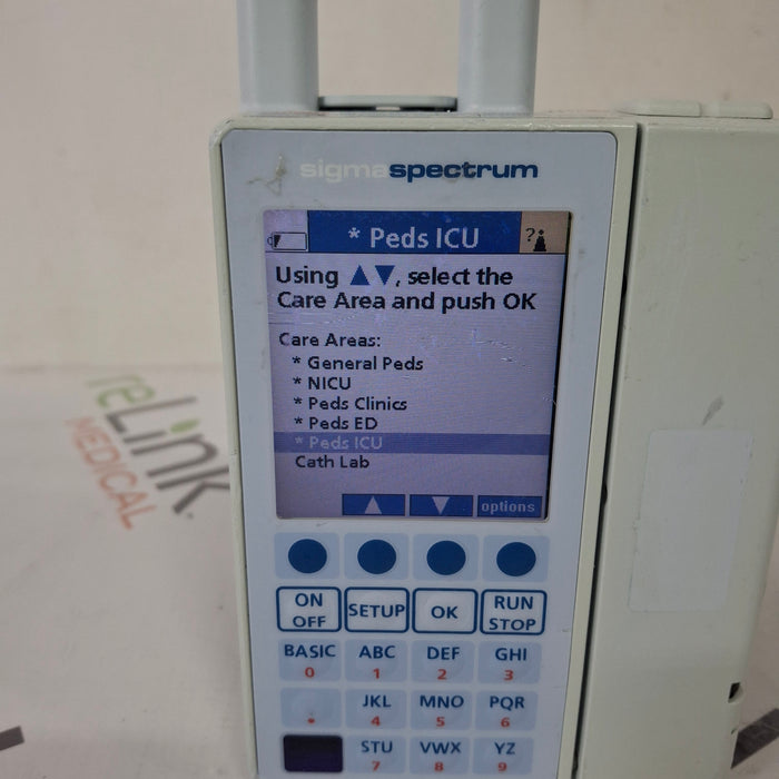 Baxter Baxter Sigma Spectrum 6.05.14 with A/B/G/N Battery Infusion Pump Infusion Pump reLink Medical