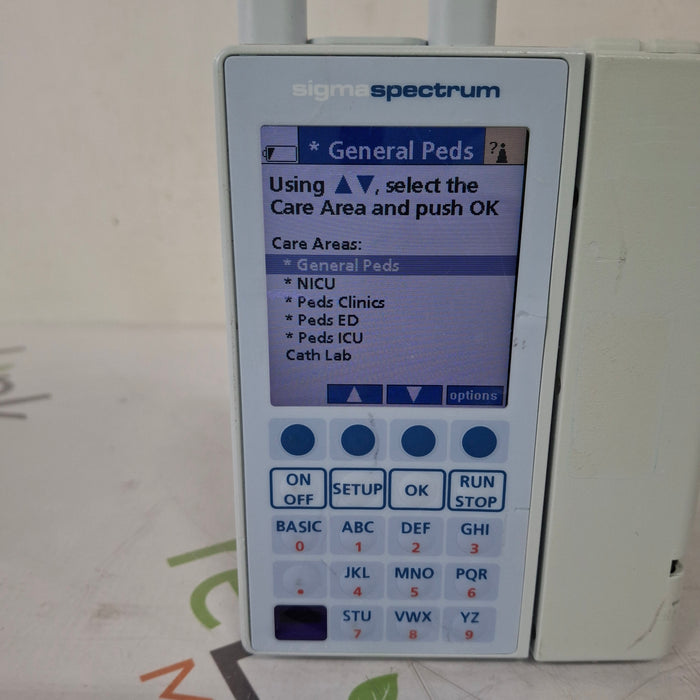Baxter Baxter Sigma Spectrum 6.05.14 with A/B/G/N Battery Infusion Pump Infusion Pump reLink Medical
