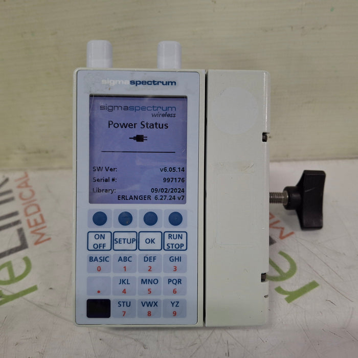 Baxter Baxter Sigma Spectrum 6.05.14 with A/B/G/N Battery Infusion Pump Infusion Pump reLink Medical
