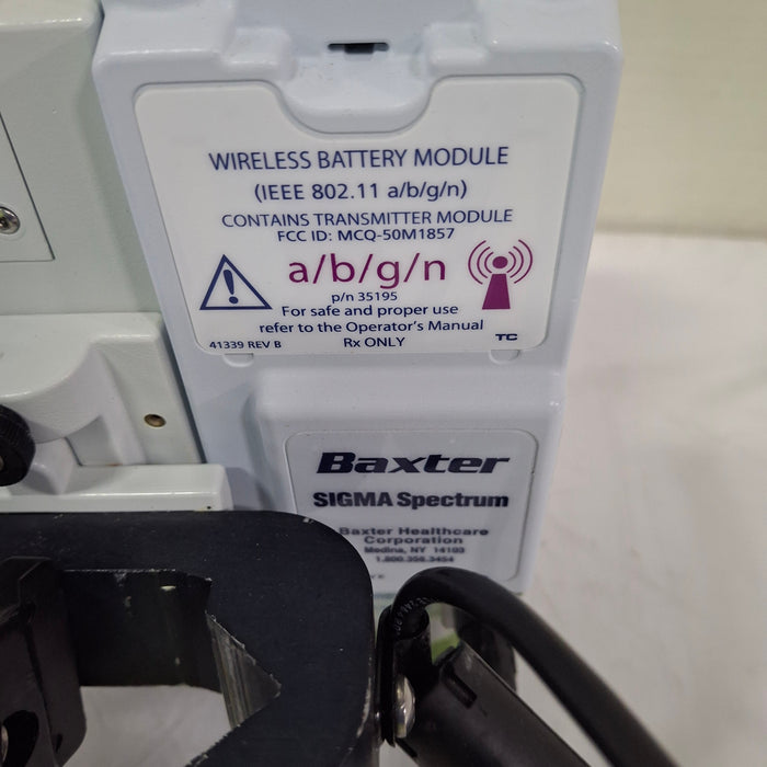 Baxter Baxter Sigma Spectrum 6.05.14 with A/B/G/N Battery Infusion Pump Infusion Pump reLink Medical