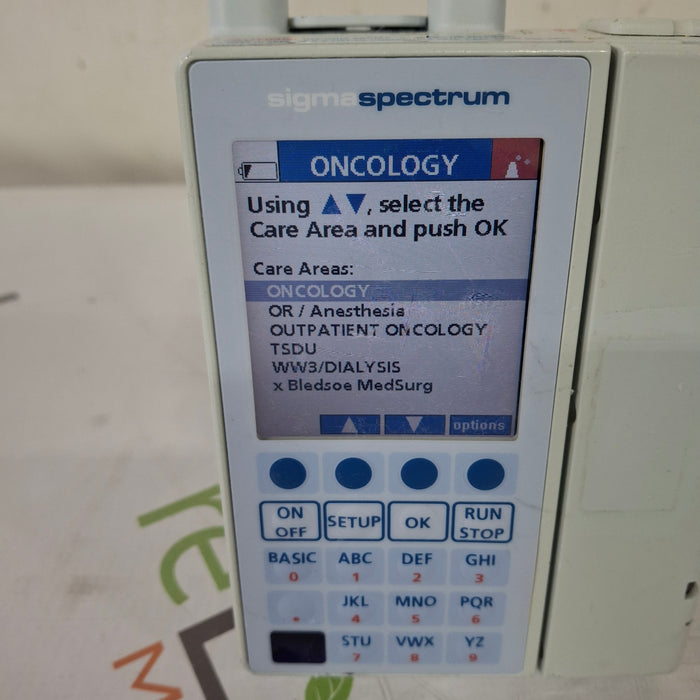 Baxter Baxter Sigma Spectrum 6.05.14 with A/B/G/N Battery Infusion Pump Infusion Pump reLink Medical