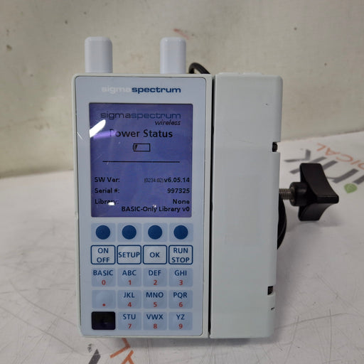 Baxter Baxter Sigma Spectrum 6.05.14 with A/B/G/N Battery Infusion Pump Infusion Pump reLink Medical