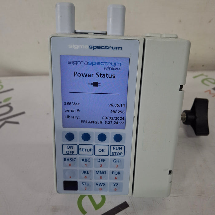 Baxter Baxter Sigma Spectrum 6.05.14 with A/B/G/N Battery Infusion Pump Infusion Pump reLink Medical