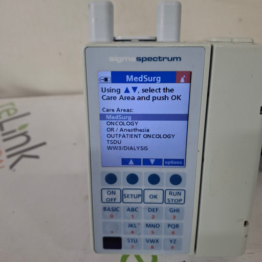 Baxter Baxter Sigma Spectrum 6.05.14 with A/B/G/N Battery Infusion Pump Infusion Pump reLink Medical