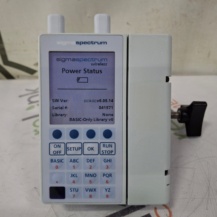 Baxter Baxter Sigma Spectrum 6.05.14 with A/B/G/N Battery Infusion Pump Infusion Pump reLink Medical