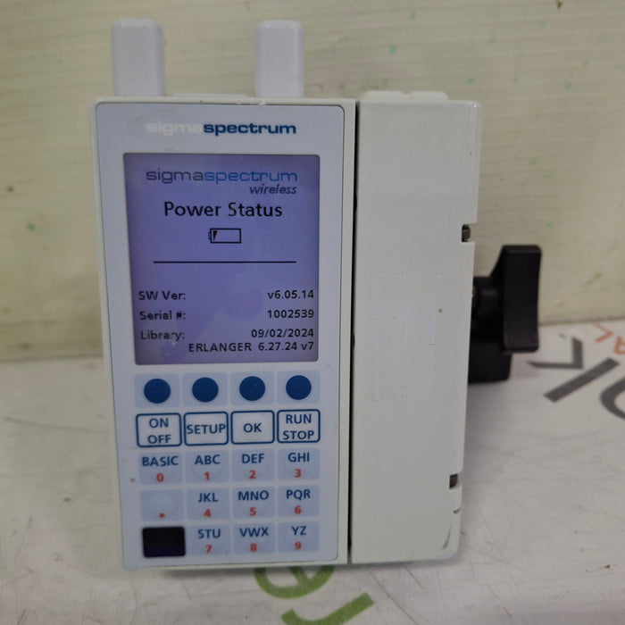 Baxter Baxter Sigma Spectrum 6.05.14 with A/B/G/N Battery Infusion Pump Infusion Pump reLink Medical