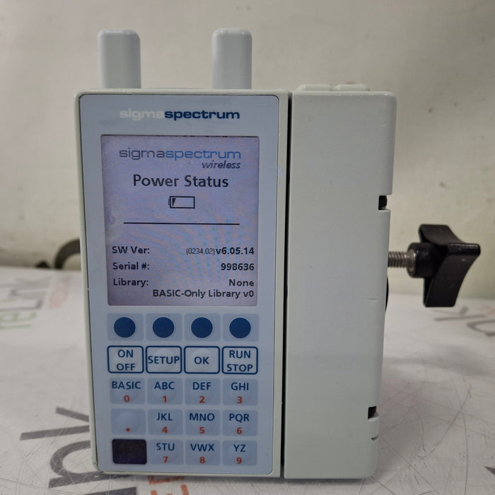 Baxter Baxter Sigma Spectrum 6.05.14 with A/B/G/N Battery Infusion Pump Infusion Pump reLink Medical