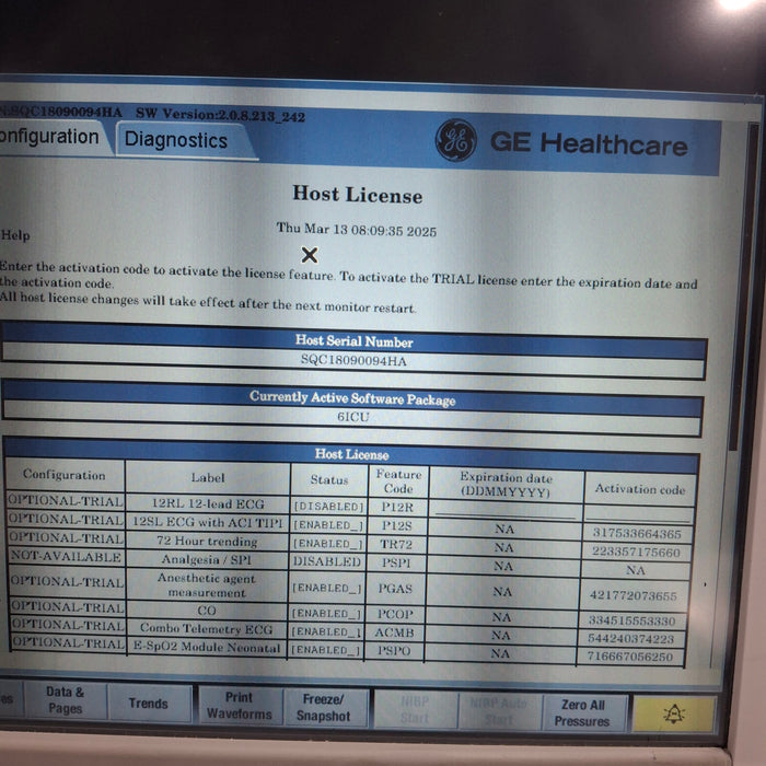 GE Healthcare GE Healthcare Carescape B650 Critical Care Patient Monitor Patient Monitors reLink Medical