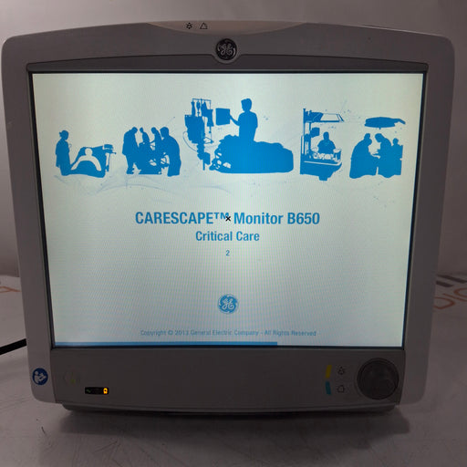 GE Healthcare GE Healthcare Carescape B650 Critical Care Patient Monitor Patient Monitors reLink Medical