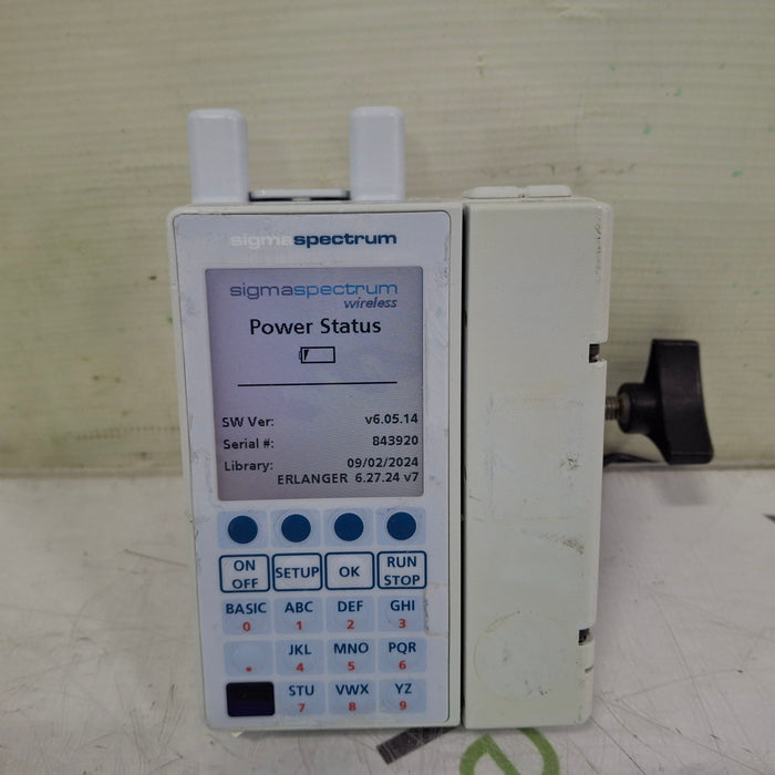 Baxter Baxter Sigma Spectrum 6.05.14 with A/B/G/N Battery Infusion Pump Infusion Pump reLink Medical