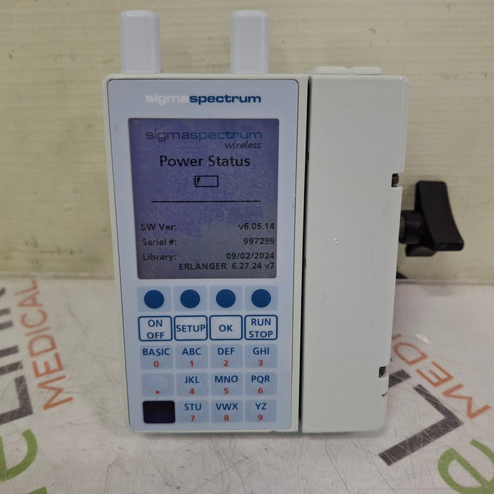 Baxter Baxter Sigma Spectrum 6.05.14 with A/B/G/N Battery Infusion Pump Infusion Pump reLink Medical