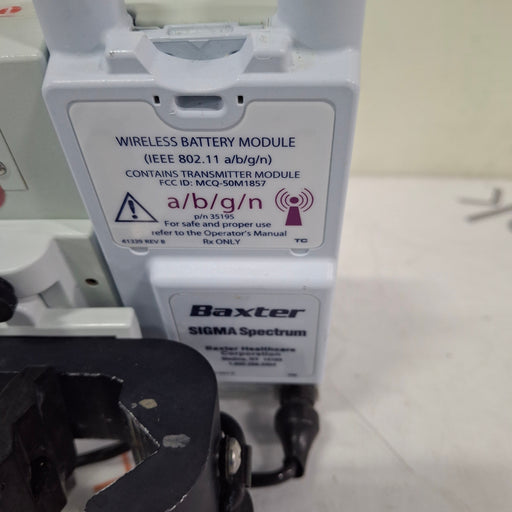 Baxter Baxter Sigma Spectrum 6.05.14 with A/B/G/N Battery Infusion Pump Infusion Pump reLink Medical