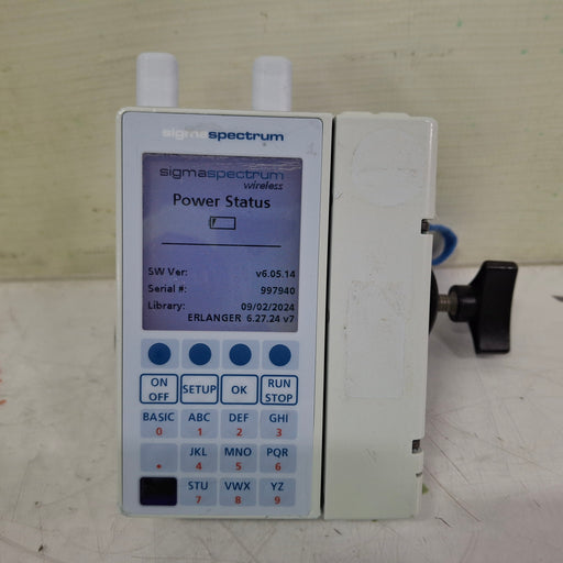 Baxter Baxter Sigma Spectrum 6.05.14 with A/B/G/N Battery Infusion Pump Infusion Pump reLink Medical