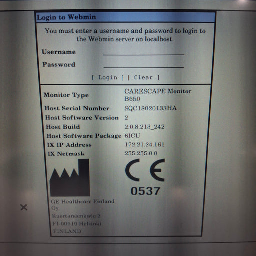 GE Healthcare GE Healthcare Carescape B650 Critical Care Patient Monitor Patient Monitors reLink Medical