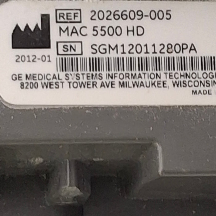 GE Healthcare MAC 5500 HD ECG without CAM Module