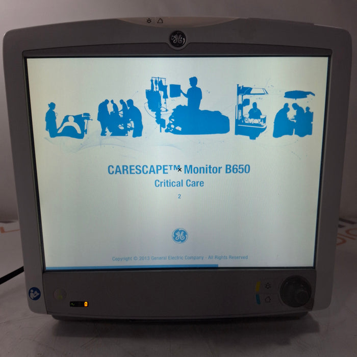 GE Healthcare GE Healthcare Carescape B650 Critical Care Patient Monitor Patient Monitors reLink Medical