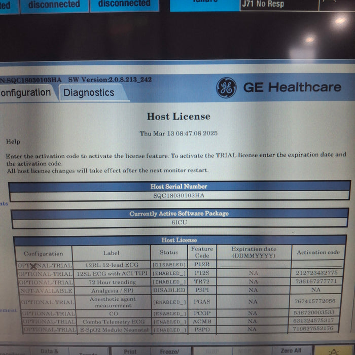 GE Healthcare GE Healthcare Carescape B650 Critical Care Patient Monitor Patient Monitors reLink Medical