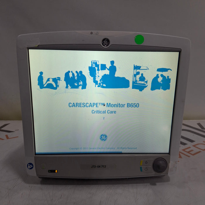 GE Healthcare GE Healthcare Carescape B650 Critical Care Patient Monitor Patient Monitors reLink Medical