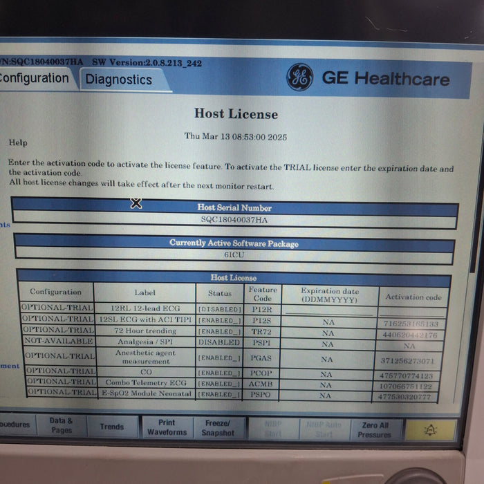 GE Healthcare GE Healthcare Carescape B650 Critical Care Patient Monitor Patient Monitors reLink Medical