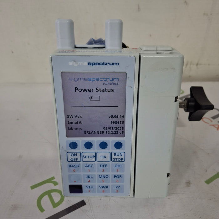 Baxter Baxter Sigma Spectrum 6.05.14 with A/B/G/N Battery Infusion Pump Infusion Pump reLink Medical