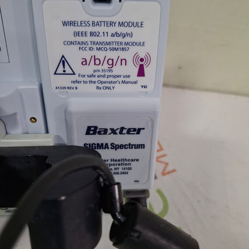 Baxter Baxter Sigma Spectrum 6.05.14 with A/B/G/N Battery Infusion Pump Infusion Pump reLink Medical