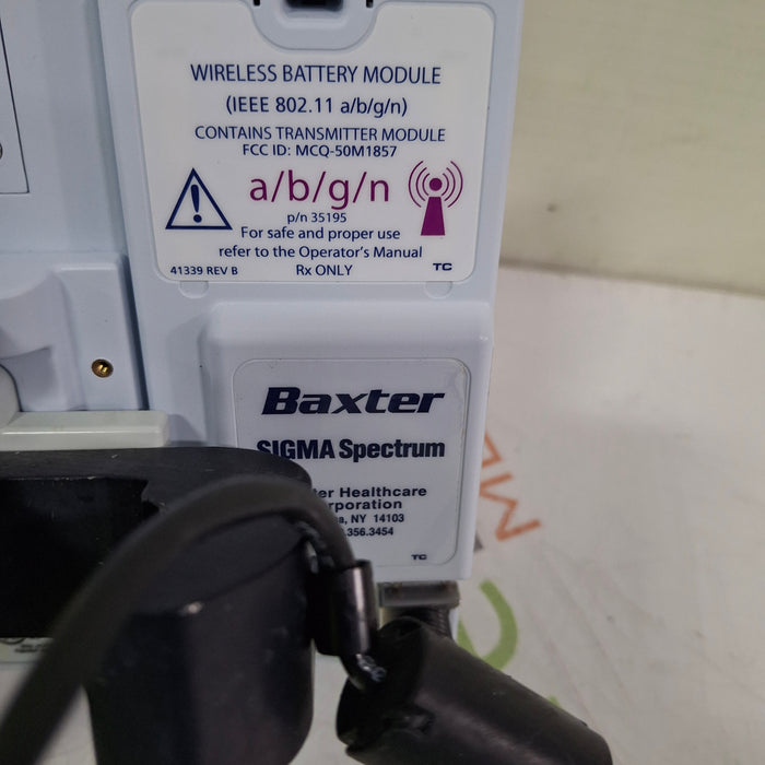 Baxter Baxter Sigma Spectrum 6.05.14 with A/B/G/N Battery Infusion Pump Infusion Pump reLink Medical