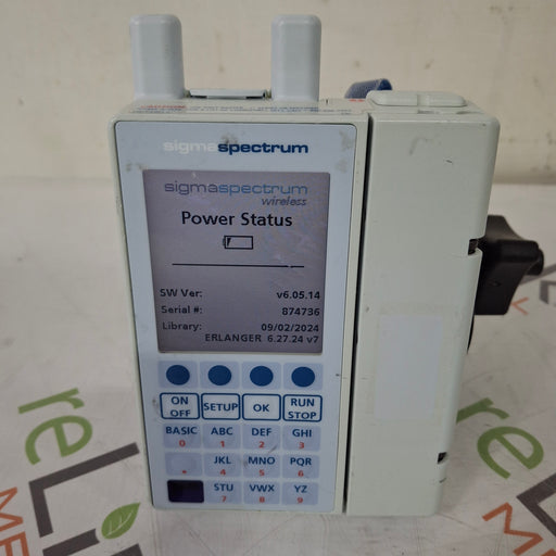 Baxter Baxter Sigma Spectrum 6.05.14 with A/B/G/N Battery Infusion Pump Infusion Pump reLink Medical