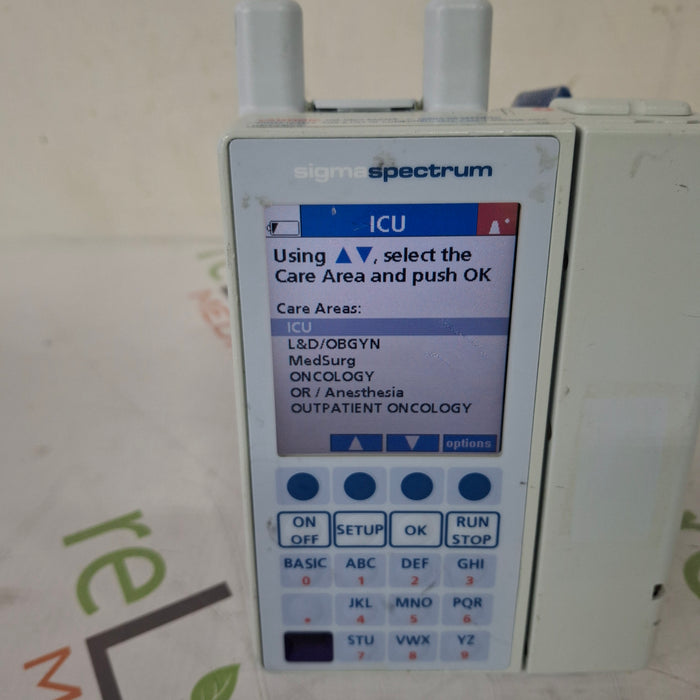Baxter Baxter Sigma Spectrum 6.05.14 with A/B/G/N Battery Infusion Pump Infusion Pump reLink Medical