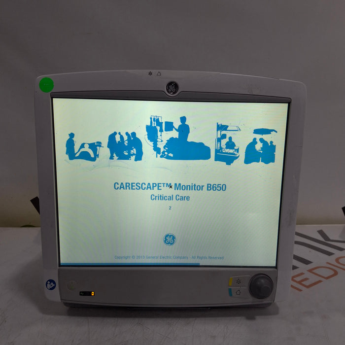 GE Healthcare GE Healthcare Carescape B650 Critical Care Patient Monitor Patient Monitors reLink Medical
